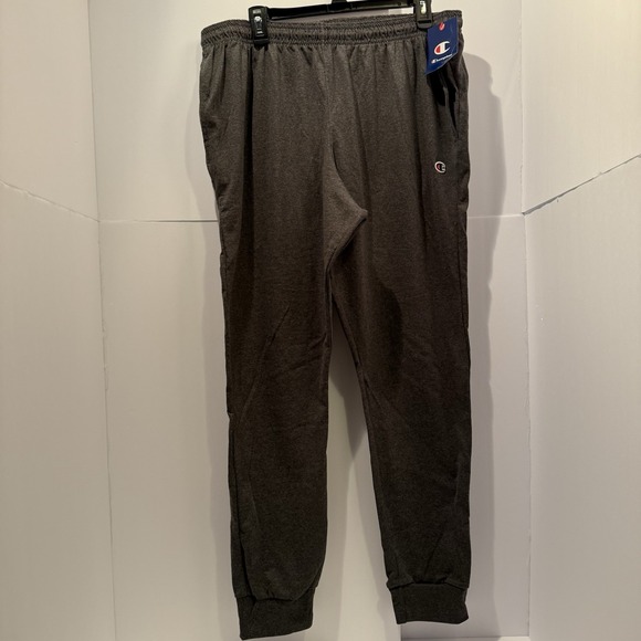 men's champion sweatpants size large new with tags grey - Picture 1 of 8